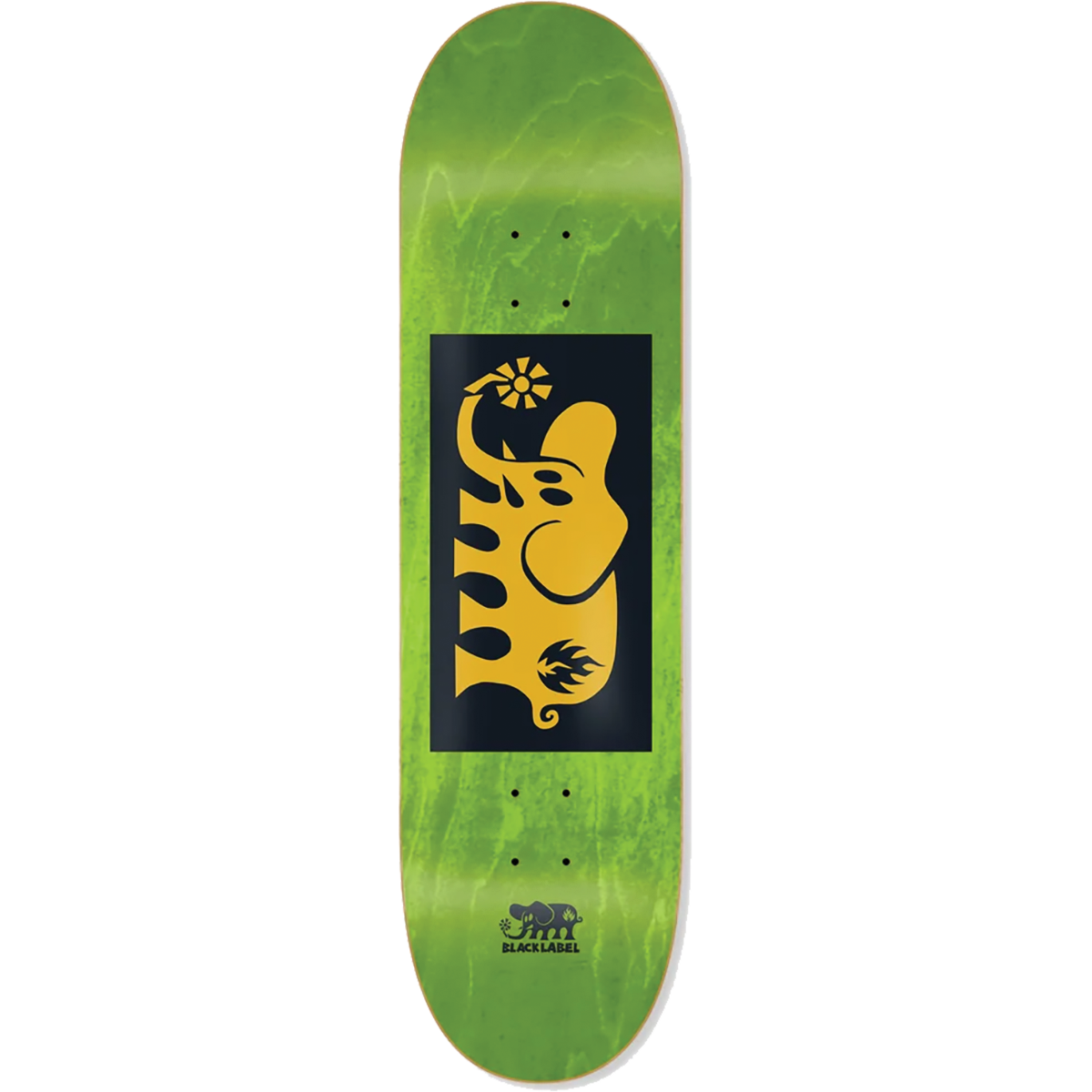 BLACK LABEL TEAM ELEPHANT BLOCK YELLOW DECK 8.25