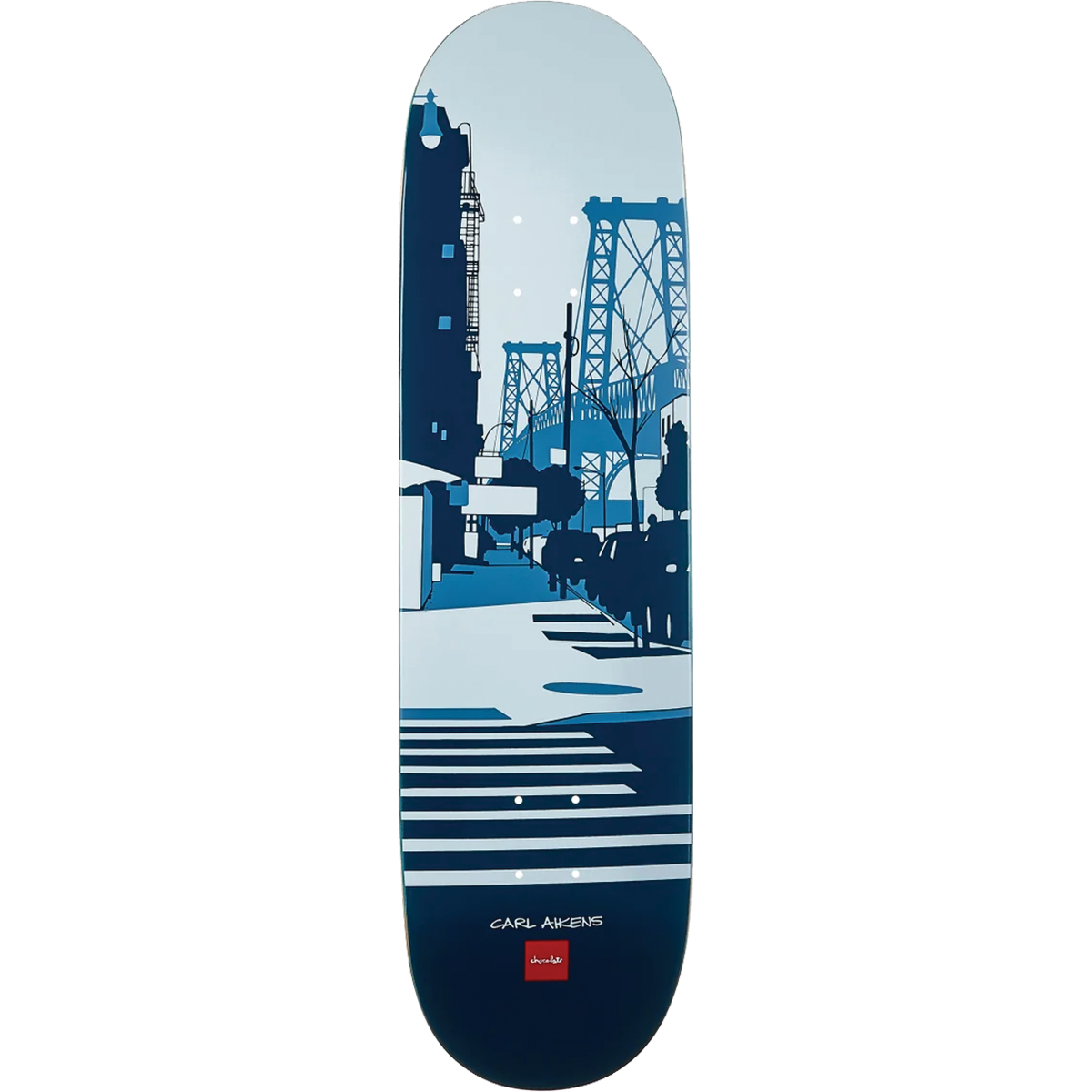 CHOCOLATE AIKENS CITY SERIES 23 DECK - 8.5