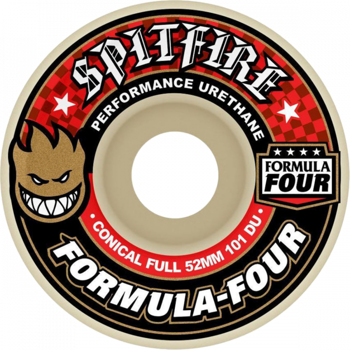 SF F4 101a CONICAL FULL 58mm WHT W/RED