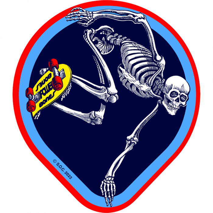 Powell Peralta Skate Skeleton Decal