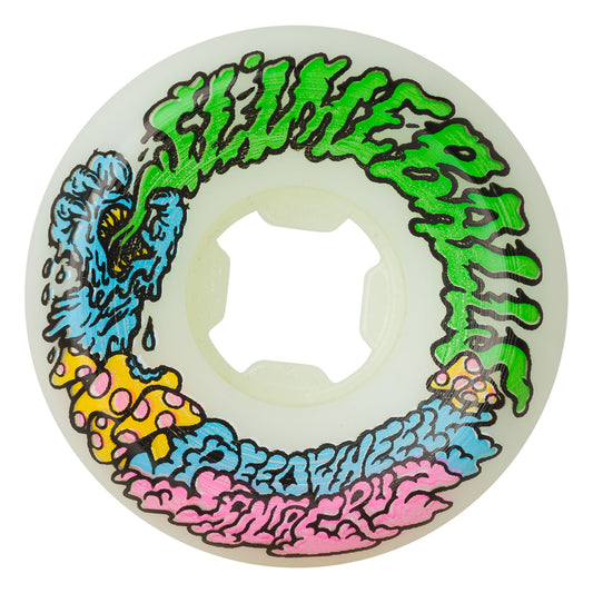 53mm Vomit Mini White 97a Slime Balls Skateboard Wheels