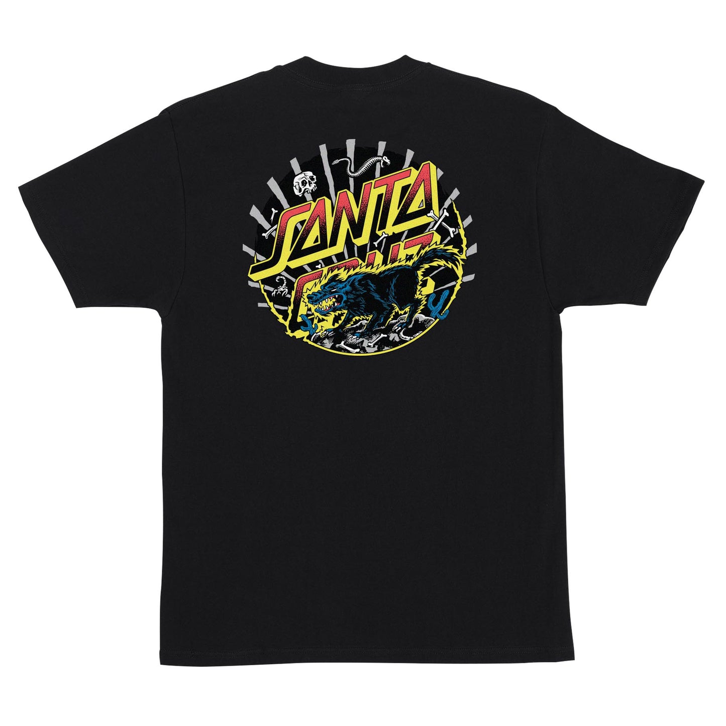 Kendall Wolf Dot S/S Heavyweight T-Shirt Mens (Black)
