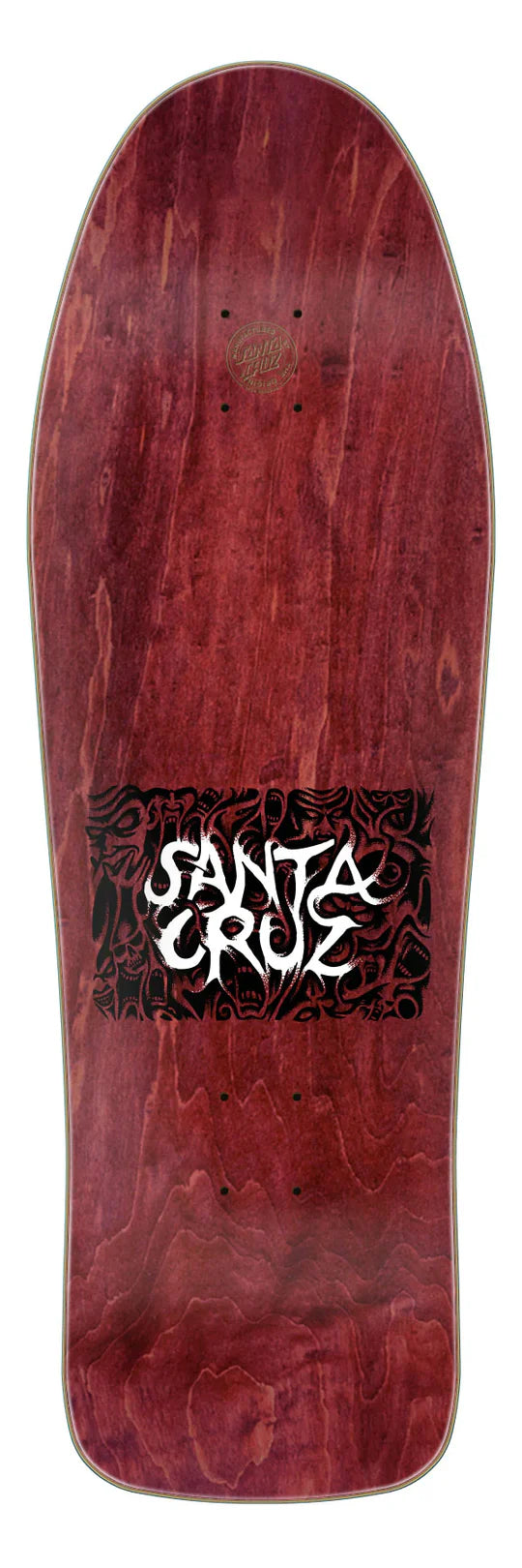 SANTA CRUZ KNOX FIREPIT RE-ISSUE DECK - BURGUNDY (10.00)