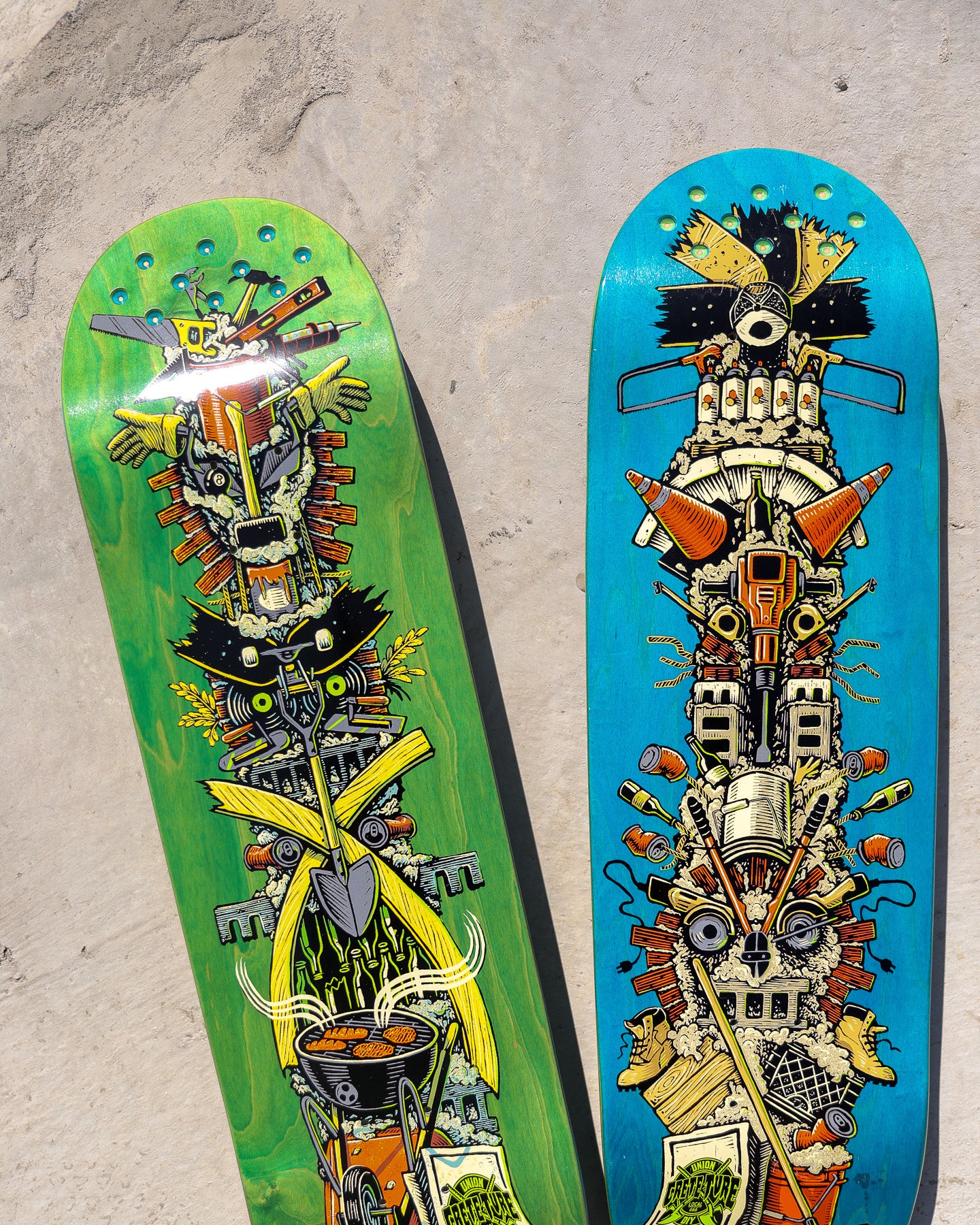 Crete-Ture DIY LG 8.92in x 30.75in Creature Deck