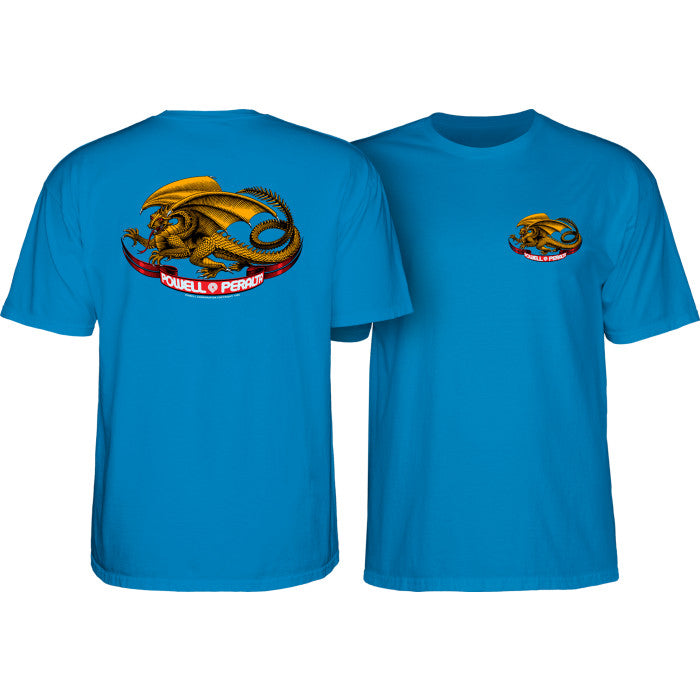 T-SH YOUTH PP OVAL DRAGON SAPPHIRE BLUE