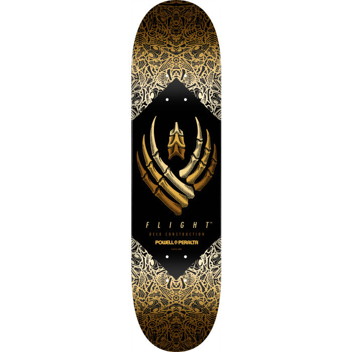 Powell Peralta Bones FLIGHT® Skateboard Deck Yellow - 8.75