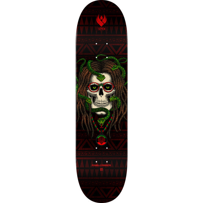 Powell Peralta Pro Spencer Semien Skull FLIGHT® Skateboard Deck - Shape 243 K20 - 8.25