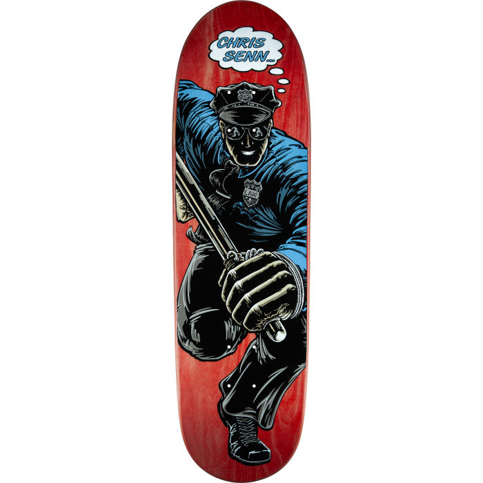 Powell Peralta Chris Senn Cop Reissue Skateboard Deck - 9.13