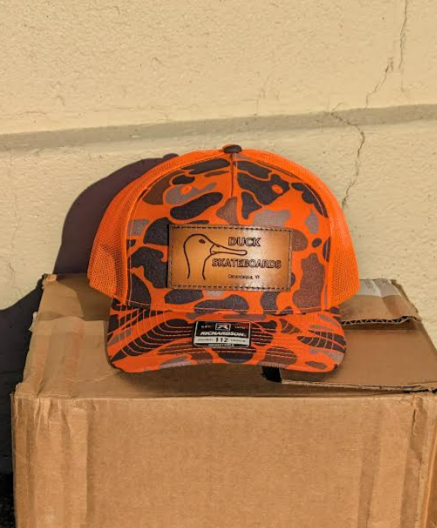 Duck Hat (Orange Camo)