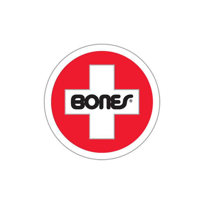 Bones Swiss Round Decal - 6"