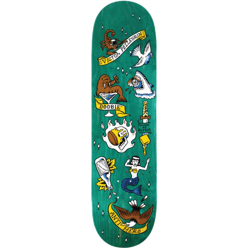 ANTI-HERO DOOBIE NO REGERTS DECK 8.62 (Green Stain) – Duck Skateboards
