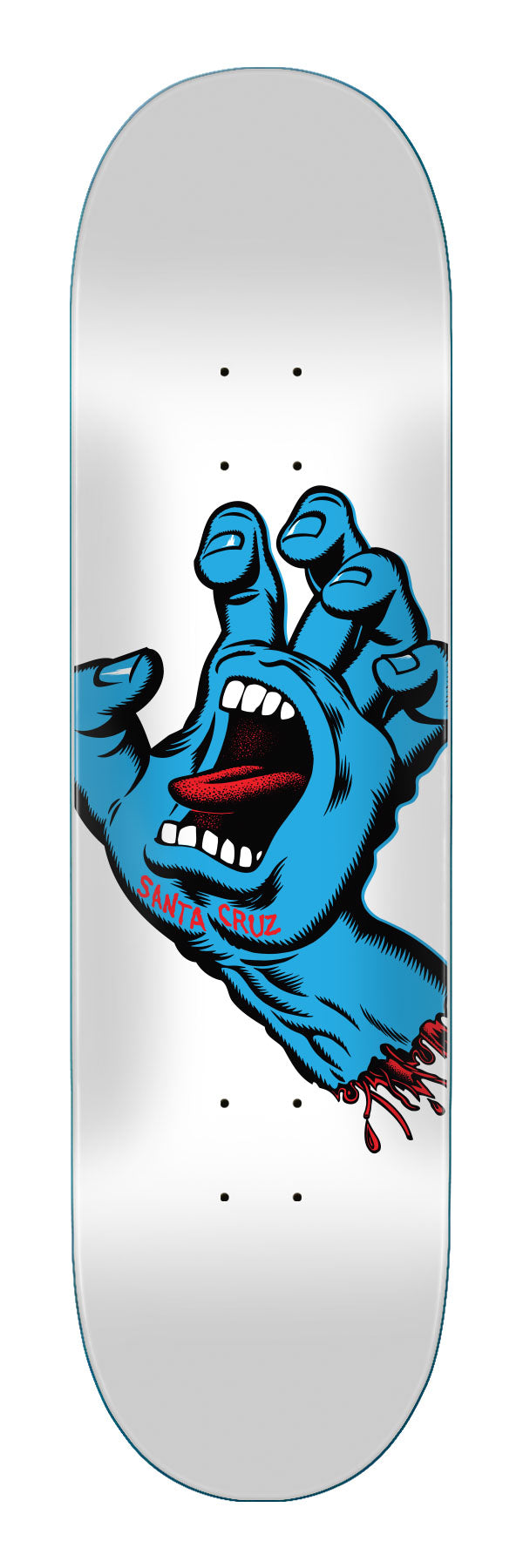 Screaming Hand 8.25in x 31.8in Santa Cruz Decks
