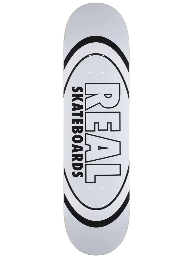 REAL TEAM CLASSIC OVAL WHITE DECK 8.38