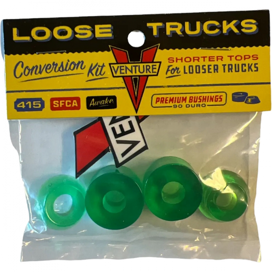 VENTURE LOOSE TRUCK CONVERSION BUSHINGS 90a GRN