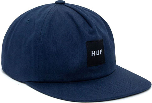 HUF BOX UNSTRUCTURED SNAPBACK HAT (INDIGO)