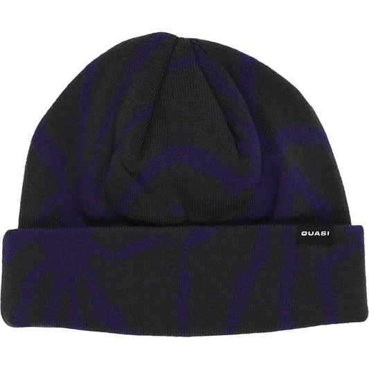 QUASI SPIDER BEANIE EGGPLANT