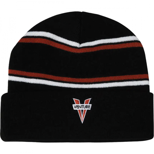 VENTURE HERITAGE CUFF BEANIE BLK/RED/WHT