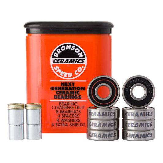 Bronson Speed Co. Ceramic Bearings (Box of 8)