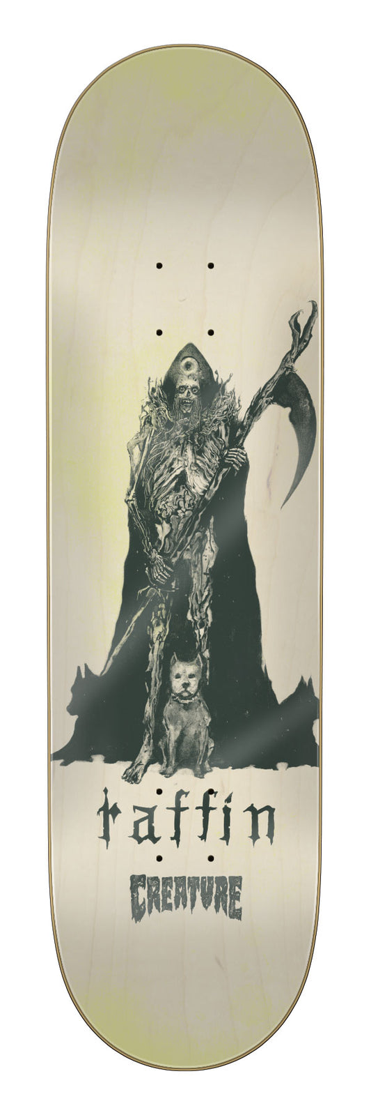 Raffin Reaper Pro Skateboard Deck 8.51in x 31.88in Creature