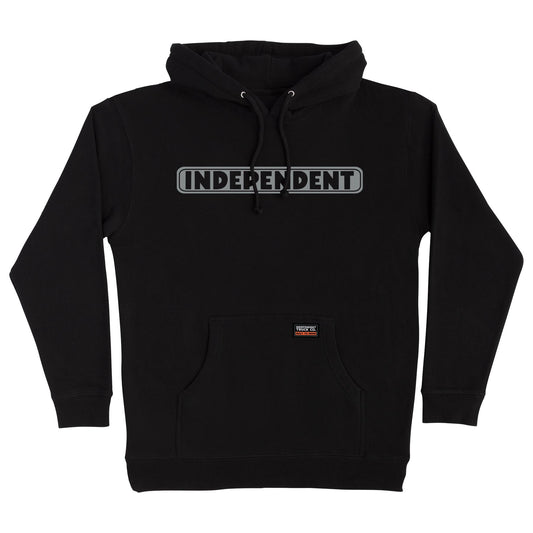 Independent Bar Logo Reflective Hoodie (Black)