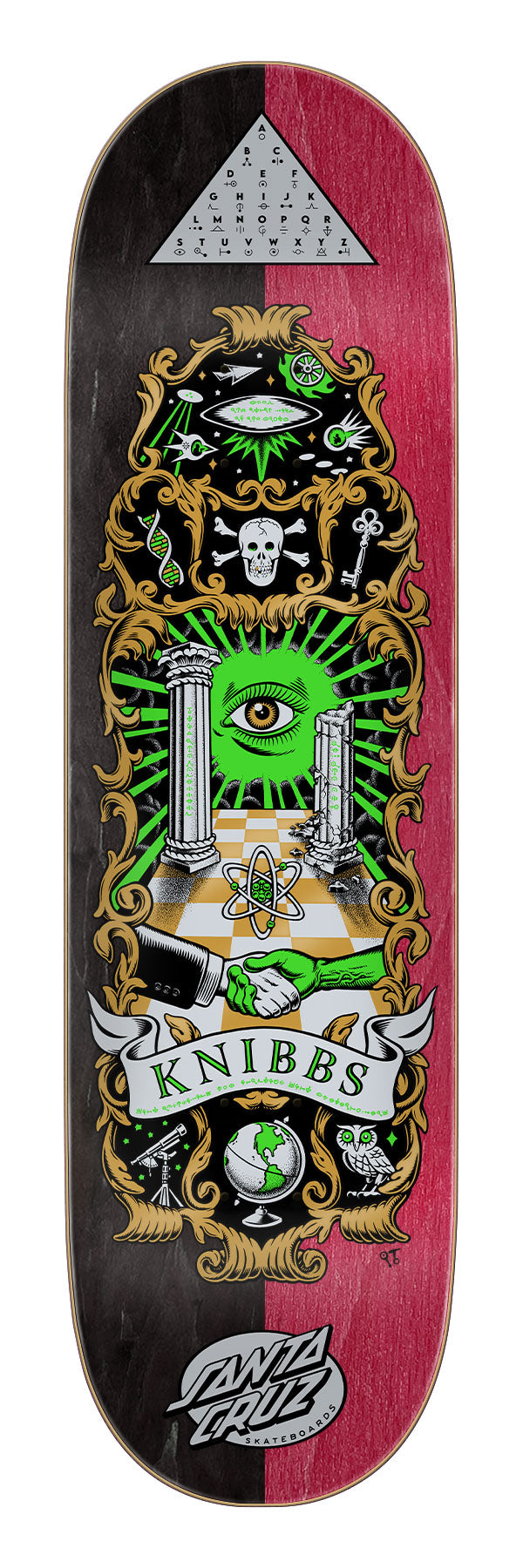Knibbs Cryptic Pro 8.50in x 31.60in Santa Cruz Decks