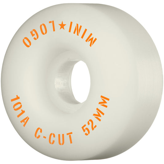 WHL MINI LOGO C-CUT "2" 52mm X 101 WHITE 4/PK