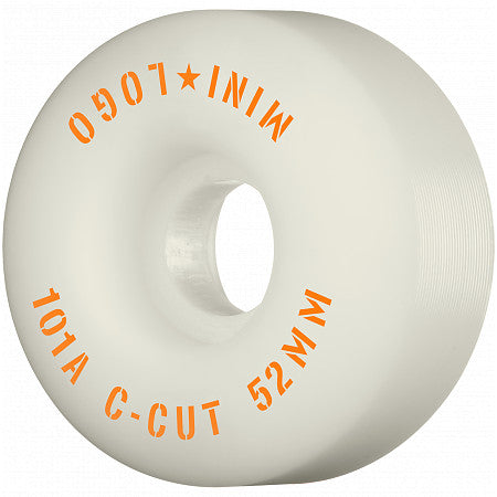 MINI LOGO C CUT WHITE 52MM 101A (Set of 4)