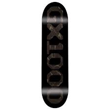 GX1000 TEAM OG LOGO BLACK W/BLACK VENEER DECK 8.50