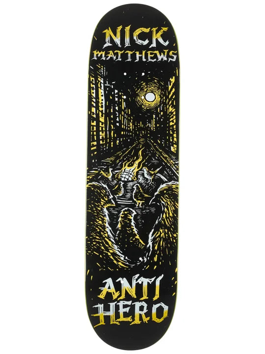 ANTI-HERO MATTHEWS FIRESIDE DECK 8.50
