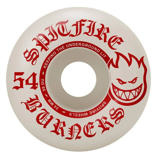 SPITFIRE BURNERS 54MM 99A WHT/RED
